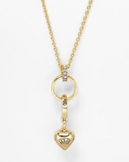 Juicy Couture Chain Charm Catcher Necklace, 35