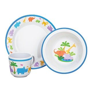 Reed & Barton Jungle Parade 3 Piece Dinner Set