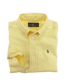 oxford shirt sizes 2t 7 price $ 39 50 color yellow size select size 2t