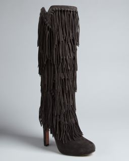 Jean Michel Cazabat Fringe Tall Boots   Paige