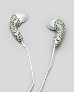 Jimmy Crystal Earbuds   Solid Pastel Crystal