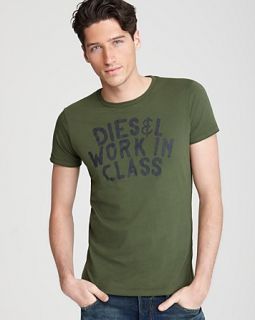 diesel works in class graphic tee price $ 48 00 color green jung size