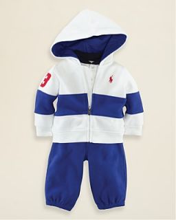 Ralph Lauren Childrenswear Infant Boys Hoodie, Henley Bodysuit & Pant