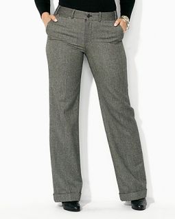 Lauren Ralph Lauren Plus Size Sanderson Classic Trousers with Cuff
