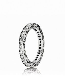 PANDORA Ring   Sterling Silver & Cubic Zirconia Eternity