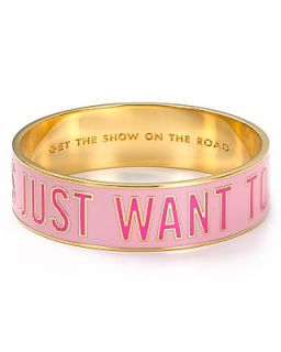 kate spade new york Idiom Bangle Get the Show on the Road