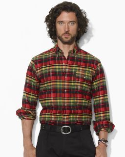 sleeved plaid cotton sport shirt orig $ 98 00 sale $ 58 80 pricing