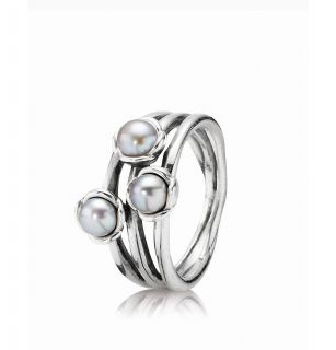 pearl triple bloom price $ 75 00 color silver grey size select size 6