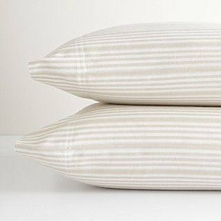 Lauren Ralph Lauren Bluff Point Ticking Stripe Standard Pillowcase