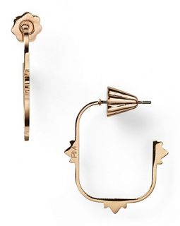 metal hoop earrings price $ 78 00 color rose gold quantity 1 2 3 4 5 6
