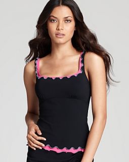 lattice tankini top price $ 88 00 color black size select size 6 8 10