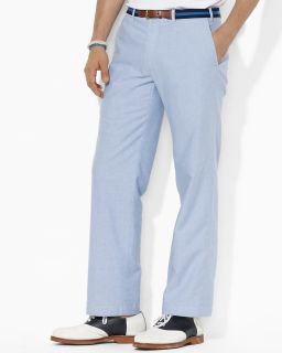 polo ralph lauren preston cotton oxford pant price $ 89 50 color blue