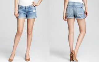 For All Mankind Shorts   Josefina Roll Up in Light Destroyed_2