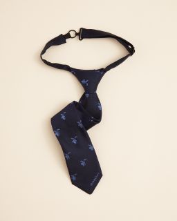 burberry boy s clip on tie price $ 90 00 color bright indigo size one