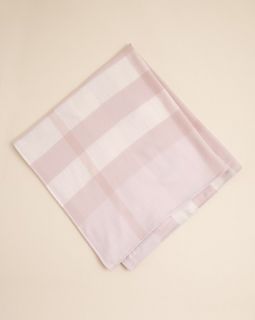 Burberry Infant Girls Wool Check Blanket   Sizes 110 x 98cm