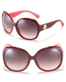 oversized sunglasses price $ 98 00 color burgundy pink quantity 1