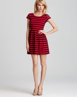 aqua party dress new stripe eyelet price $ 98 00 color navy barberry