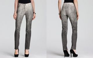 Not Your Daughters Jeans Petites Sheri Skinny Jeans in Ombre Leopard