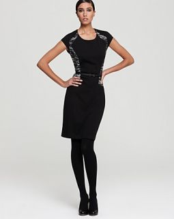calvin klein printed color blocked dress orig $ 129 50 sale $ 90 65