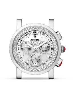 Michele Sport Sail High Shine Diamond Watch Head, 38mm