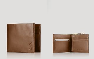 Polo Ralph Lauren Burnished Leather Billfold Wallet_2