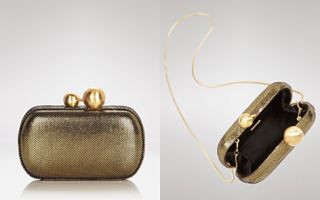 DIANE von FURSTENBERG Clutch   Sphere Metallic Tweed_2