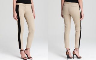 DKNY Flat Front Skinny Ankle Pants with Ponte Side Insets_2