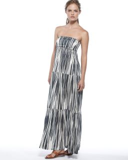 print strapless maxi price $ 150 00 color grey white size select size