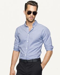 gingham woven cotton shirt orig $ 375 00 was $ 225 00 168 75