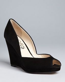 wedge pumps vail price $ 195 00 color black suede size 10 quantity 1 2