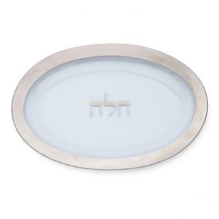 annieglass judaica challah platter price $ 235 00 color clear glass