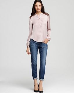 Joes Collection Milly Top with Sequins Button Up & Paige Denim Jimmy