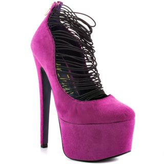 London Trashs Pink Ceres   Fucshia Suede for 159.99