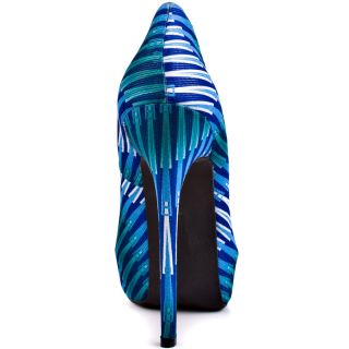 Shoe Republics Multi Color Cheker   Blue for 59.99