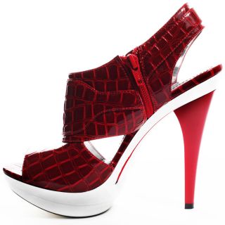 About A Girl Heel   Red, Dereon, $74.99,