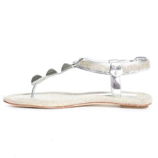 Paley Sandal   Silver, BCBGMaxazria, $139.29