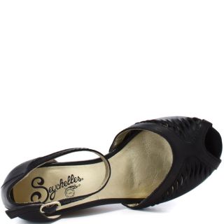 Chirp   Black Leather, Seychelles, $76.49