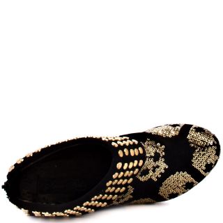 Gold Star Wedge   Black and Gold, Iron Fist, $99.99,