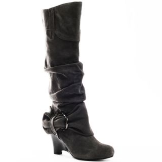 Rounded up Suede Boot   Grey, Naughty Monkey, $89.09