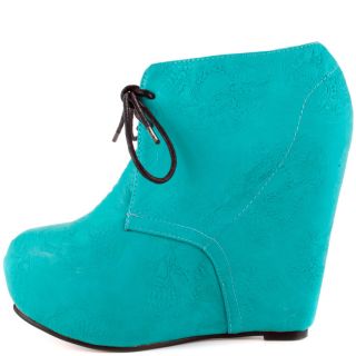 Iron Fists Multi Color Tigre And Bunny Wedge   Teal for 59.99