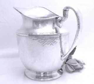 Beautiful Derby Art Deco Silver Water Pitcher 1920s Excellent