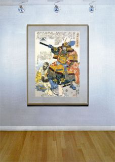 Kato Kiyomasa Huge Samurai Hero Japanese Print Art Asian Art Japan