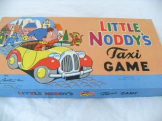 Vintage Little Noddys Taxi Game 1956 Parker Bros VGC