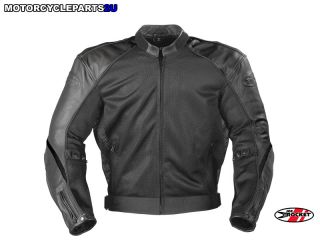 Joe Rocket Super Ego Leather Jacket Black XL New