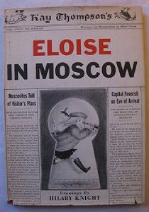 Eloise in Moscow Kay Thompson 1959 First Printing DJ