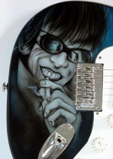 Rolling Stones Keith Richards Signed Custom Guitar PSA DNA LOA UACC RD
