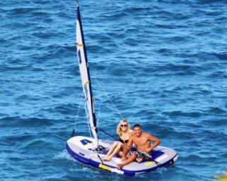 Multisport 270   Inflatable Sail boat  Windsurfer  Towable  Kayak USED