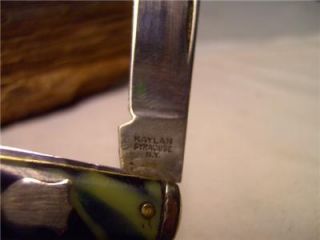 Vintage Syracuse NY Kaylan Bakelite Jack Knife