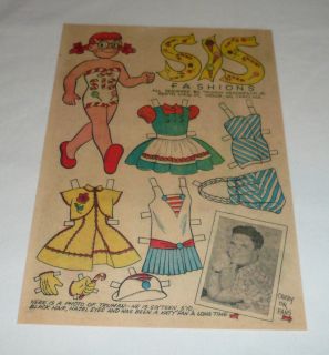 1959 Katy Keenes SIS Paper Doll Page Truman Henderson Designs