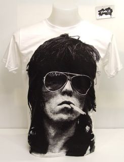 Keith Richards 70s Vtg Rock Legend Punk T Shirt M